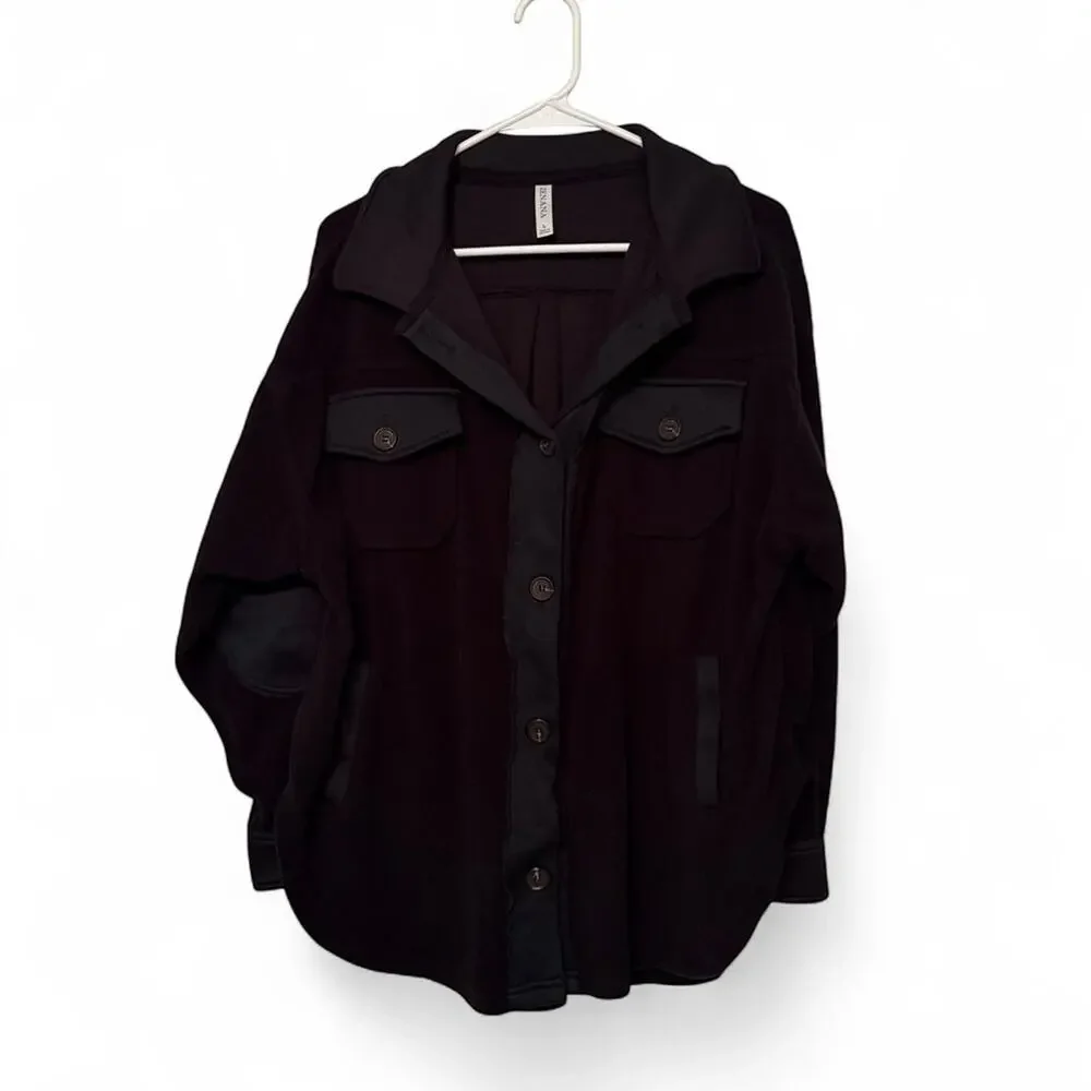 Zenana Outfitters Dark Utility Jacket